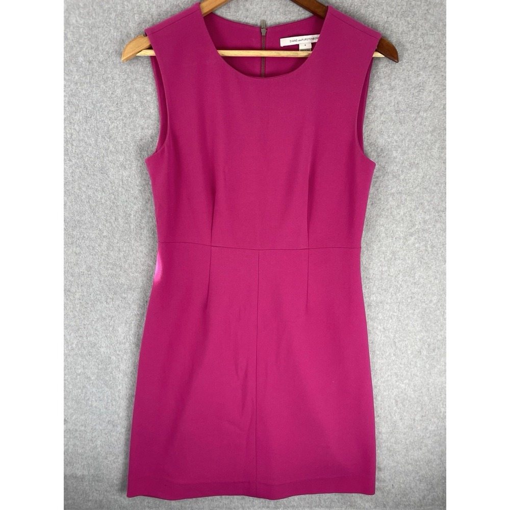 Diane Von Furstenberg Sz 6‎ DVF Carrie Sheath Dress Valentine's Date Night $348 - Picture 9 of 17